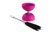 Buiten spelen - Eureka Rubber Diabolo with Aluminum Sticks - Pink - 52515708