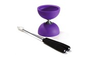 Buiten spelen - Eureka Rubber Diabolo with Aluminum Sticks - Purple - 52515705