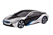 Op afstand bedienbaar - RASTAR R/C 1:24 BMW I8 Silver - 48400