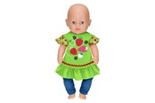 Dolls & Accessories - Dolly Moda Dress+Leggings Strawberry 43cm - 871263