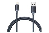USB-kabel - Baseus Crystal Shine cable USB to Lightning 2.4A 1.2m (black) - CAJY000001
