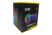Case Fan - AZZA Hurricane II - case fan - Case ventilator - 120mm - Black - FNAZ-12DRGB2-241