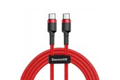 USB-kabel - Baseus Cafule PD2.0 60W flash charging USB For Type-C cable (20V 3A) 2m Red - CATKLF-H09