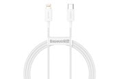 USB-kabel - Baseus Superior Series Cable USB-C to Lightning 20W PD 1m (white) - CATLYS-A02