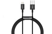 USB-kabel - Baseus Superior Series Cable USB to iP 2.4A 1m (black) - CALYS-A01