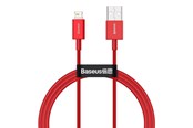 USB-kabel - Baseus Superior Series Cable USB to iP 2.4A 1m (red) - CALYS-A09