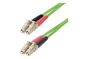 Netwerk - kabel - StarTech.com 2m (6ft) LC to LC (UPC) OM5 Multimode Fiber Optic Cable - patch cable - 2 m - green - Groen - 2m - LCLCL-2M-OM5-FIBER