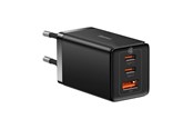 Mobiel - Adapters & Opladers - Baseus GaN5 Pro 2xUSB-C + USB 65W (black) - CCGP120201