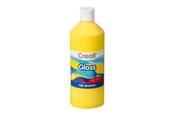 Creatief spelen - Creall Gloss Gloss Paint Yellow 500ml - 01271