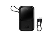 Powerbank - Baseus Qpow PRO with cable 10000mAh 22.5W (Black) Powerbank - Zwart - 10000 mAh - PPQD060101