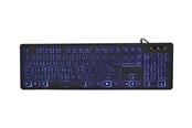 Toetsenbord - Gembird - keyboard - QWERTY - US - black - Toetsenbord - Engels (US international) - Zwart - KB-UML3-02