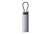 USB hub - Baseus StarJoy Metal Glam Series Hub 11in1 USB hub - 11 - USB 3.0 - Grijs - B00030709811-00