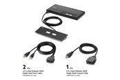 KVM Switch - Belkin Modular Secure Single Head - F1DN102MOD-HH-4
