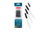 Schrijf- en tekengerei - Derwent Waterbrush For Watercolour Painting Pack Of 3 Includes Chisel Tip Fine Tip & Medium Tip - 2301975