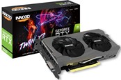 Grafische kaarten - Inno3D GeForce RTX 3050 Twin X2 V2 - 8GB GDDR6 RAM - Grafische kaarten - N30502-08D6-1711VA41
