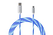 Gaming accessoires - Oniverse MICRO USB CHARGE CABLE WITH LED 2 METERS - Wired - ONICAB1-MICROUSB2-WHT