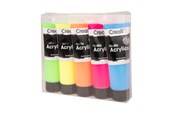 Creatief spelen - Creall Studio Acrylic paint Fluor 5x120ml - 33803