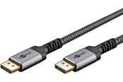 Beelscherm- en tv-kabel - Pro Displayport 1.4 Sleeved - 1m - Zwart - HDMI1.4SL1