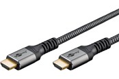 Beelscherm- en tv-kabel - Pro HDMI 2.1 Sleeved - 5m - Zwart - HDMI2.1SL5