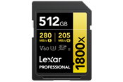 Geheugenkaart - Lexar Professional Goud Series - flash Geheugenkaart - 256 GB - SDXC UHS-II - LSD1800512G-BNNNG