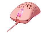 Muis - Deltaco GAMING PM75 Ultralight Wired - Gaming muis - 7 knoppen - Roze - GAM-108-P