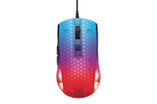 Muis - Deltaco GAMING DM310 Transparent RGB Ultralight Wired - Gaming muis - 6 knoppen - Zwart - GAM-144