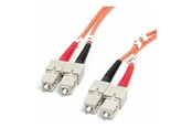 Netwerk - kabel - StarTech.com 2m Fiber Optic Cable - Multimode Duplex 62.5/125 - LSZH - SC/SC - OM1 - SC to SC Fiber Patch Cable (FIBSCSC2) - network cable - 2 m - 2m - FIBSCSC2