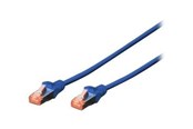 Netwerk - kabel - DIGITUS patch cable - 50 cm - blue RAL 5017 - 0.5m - DK-1644-005/B