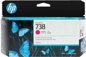 Inkt, toner en verbruiksartikelen - HP 738 / 498N6A - Magenta Ink - 498N6A