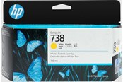 Inkt, toner en verbruiksartikelen - HP 738 / 498N7A - Yellow Ink - 498N7A