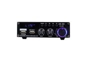 Versterker - BlitzWolf AS-22 audio amplifier 45W Bluetooth 5.0 USB + remote control (black) - AS-22
