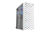 Case - Darkflash Computer case DK351+ 4 fans (white) - Case - Wit - DK351 White