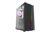 Case - Darkflash DK151 LED with 3 fan (black) - Case - Zwart - DK151 Black