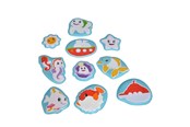 Speelgoed voor baby's - ABC Magical Bath Toys Sea Animals 10 pcs. - 104010196