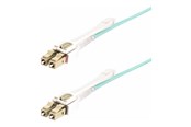 Netwerk - kabel - StarTech.com 5m (15ft) LC to LC (UPC) OM4 Multimode Fiber Optic Cable - patch cable - 5 m - aqua - Groen - 5m - 450FBLCLC5PP