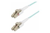 Netwerk - kabel - StarTech.com 5m (15ft) LC to LC (UPC) OM4 Switchable Fiber Optic Cable - patch cable - 5 m - aqua - Groen - 5m - 450FBLCLC5SW