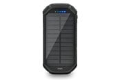 Powerbank - Mikamax QI Solar Powerbank - 20000 mAh - PD 20W - USB-C & Wireless Charging Powerbank - Zwart - 20000 mAh - 05105