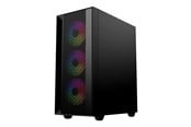 Case - Gembird Fornax 4000 - mid tower - ATX - Case - Tower - Zwart - CCC-FC-4000