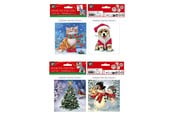 Kleine cadeautjes voor kinderen - Grafix Make your own Christmas Cards Diamond Painting 2pcs. (Assorted) - CR8024/GE