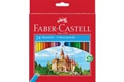 Schrijf- en tekengerei - Faber-Castell Colour pencil Castle hexagonal box of 24 - 120124