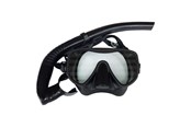 Spelen met water - ASG Diving Mask & Snorkel Set for Adults - ASG3009BLACKONE SIZE