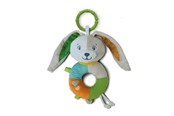 Speelgoed voor baby's - Clementoni Baby - Plush Rattle Rabbit - 17787