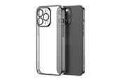 Mobiel - Covers & Cases - Joyroom  14Q Case case for iPhone 14 Plus case cover with metallic frame black (JR-14Q3-black) - JR-14Q3 Black