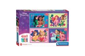 Puzzels - Clementoni Puzzles Disney Princess 4in1 Vloer - 21517