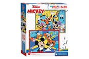 Puzzels - Clementoni Puzzle Mickey Mouse 2x20st. Vloer - 24791