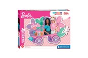 Puzzels - Clementoni Jigsaw Puzzle Super Color - Barbie Roller Skate 104pcs. Vloer - 27164