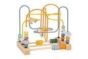Speelgoed voor baby's - Small Foot - Wooden Motor Skills Spiral Safari with Beads - 11956