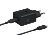 Mobiel - Adapters & Opladers - Samsung 45W USB-C Power Adapter (incl. cable) - Black - EP-T4511XBEGEU