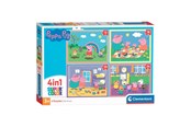 Puzzels - Clementoni 4in1 Puzzle Peppa Pig Vloer - 21516
