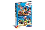 Puzzels - Clementoni Jigsaw puzzle Paw Patrol 2x60st. Vloer - 21623